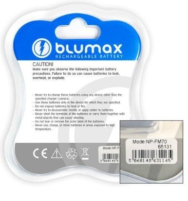 Batteria Sony NP-FM70 Li-lon 3300mAh 7.2V