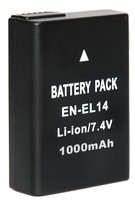 Batteria per Nikon EN-EL14 decoded 950mAh