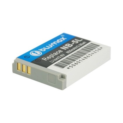 Batteria Canon NB-5L Li-Ion 850mAh 3.7V