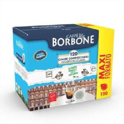 Borbone Box Cialde 44Mm Miscela Nobile (Blu) 120Pz