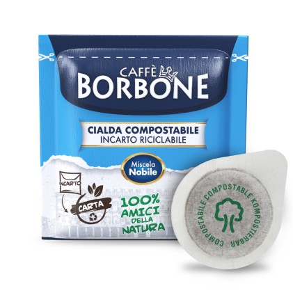 Borbone Box Cialde 44Mm Miscela Nobile (Blu) 120Pz