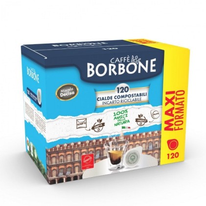 Borbone Box Cialde 44Mm Miscela Decisa Nera 120Pz