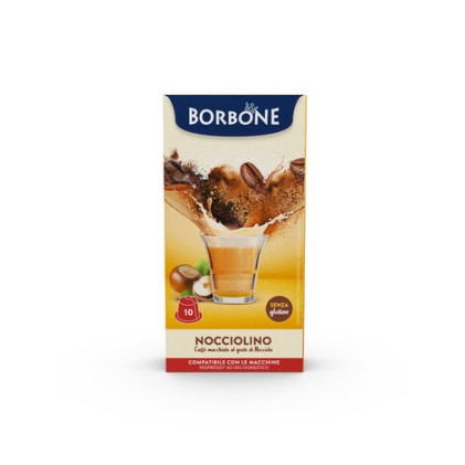 Capsule Borbone Nespresso Cappuccino Alla Nocciola Resnocciolino10