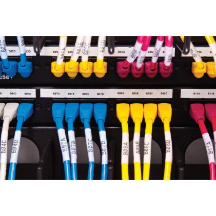 Brady M21-1500-427 etichetta per stampante Nero, Bianco Etichetta per stampante autoadesiva