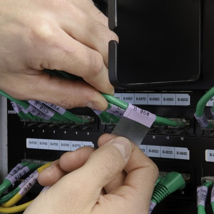 Brady M4-91-427 etichetta per stampante Nero, Bianco Etichetta per stampante autoadesiva