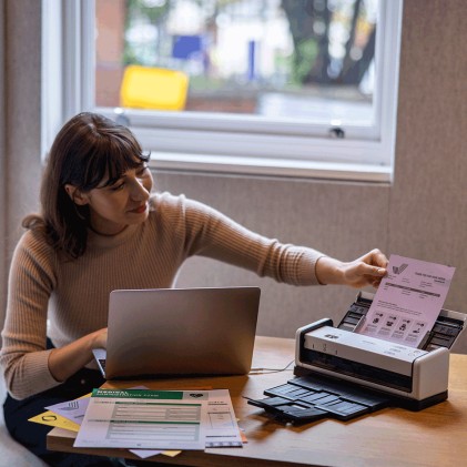 Brother Scanner Documentale Ads-1300, A4, Adf, Fronte/Retro, Usb