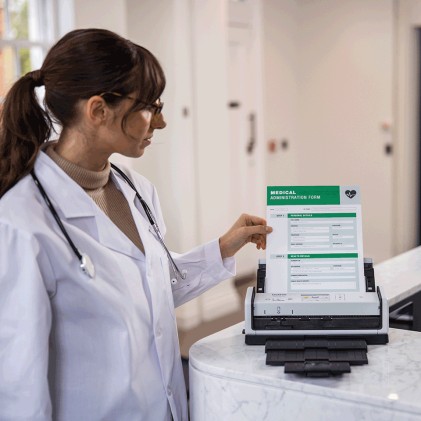 Brother ADS-1800W Scanner ADF 1200 x 1200 DPI A4 Bianco