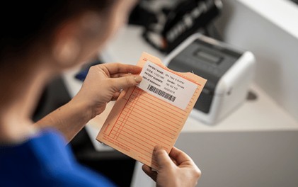 ORIGINALE Brother Etichette Bianco BDE1J026076102 BDE-1J026076-102