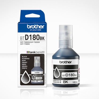 Brother BTD180BK Flacone di inchiostro nero originale - BTD180BK