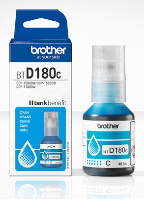 Brother BTD180C Flacone di inchiostro ciano originale - BTD180C