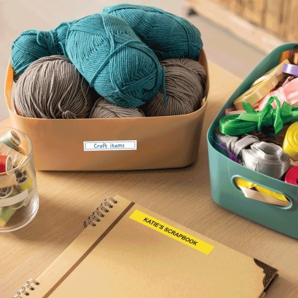 ORIGINALE Brother Nastro Blu su bianco Btag-233 Btag-233