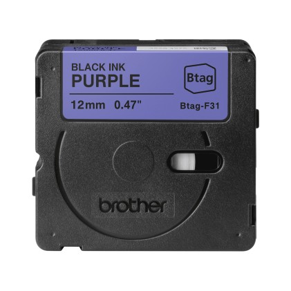 ORIGINALE Brother Nastro Nero su viola Btag-F31 Btag-F31