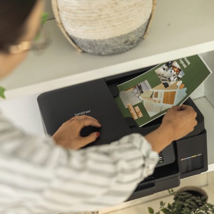 Brother Multifunzione Ink A4 Colore, 16Ppm, Fronte/Retro, Adf, Usb/Wifi, 3 In 1, Tank