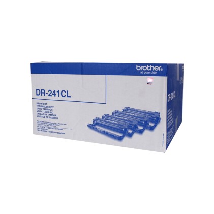 ORIGINALE Brother Tamburo differenti colori DR-241CL 15000 pagine Kit tamburo, bk/c/m/y