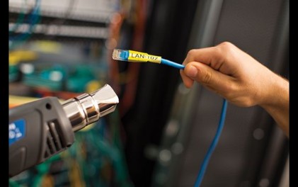 ORIGINALE Brother Nastro Nero su giallo HSe-651E