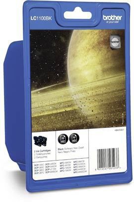 ORIGINALE Brother Multipack nero / ciano / magenta / giallo LC-1100 LC1100VALBPDR confezione multi: bk/c/m/y