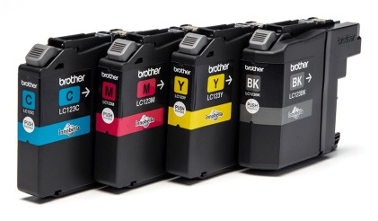ORIGINALE Brother Multipack nero LC-123 LC123BKBP2DR 2 cartucce d'inchiostro LC123BK