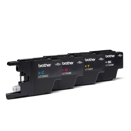 ORIGINALE Brother Multipack nero / ciano / magenta / giallo LC-1240 LC1240VALBPDR confezione multi: bk/c/m/y