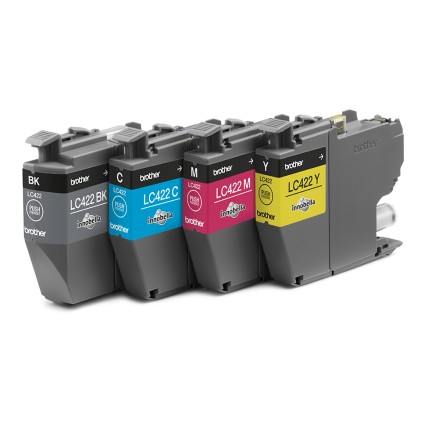 ORIGINALE Brother Multipack nero / ciano / magenta / giallo LC-422 LC422VAL 2200 pagine