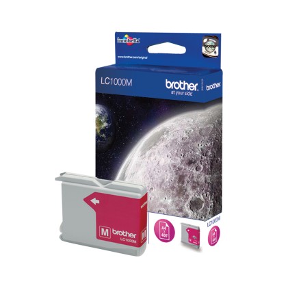 ORIGINALE Brother Cartuccia d&#39;inchiostro magenta LC1000M LC-1000 400 pagine