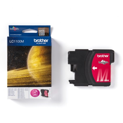ORIGINALE Brother Cartuccia d'inchiostro magenta LC1100M LC-1100 325 pagine