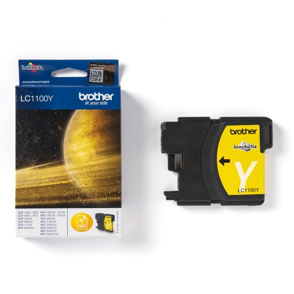 ORIGINALE Brother Cartuccia d'inchiostro giallo LC1100Y LC-1100 325 pagine