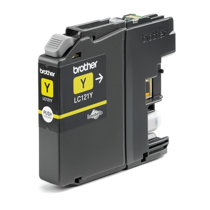 ORIGINALE Brother Cartuccia d'inchiostro giallo LC121Y LC-121 300 pagine 3,9ml