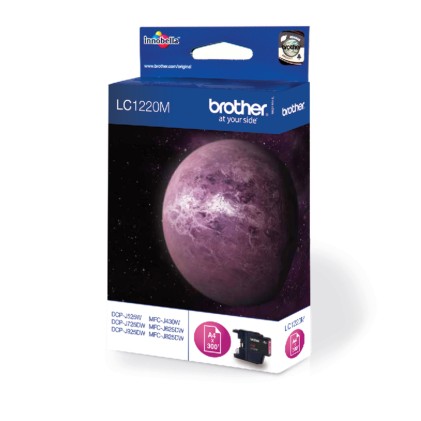 ORIGINALE Brother Cartuccia d&#39;inchiostro magenta LC1220M LC-1220 300 pagine