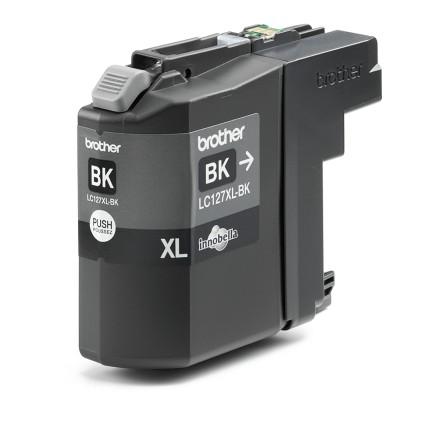ORIGINALE Brother Cartuccia d'inchiostro nero LC127XLBK LC-127XL 1200 pagine
