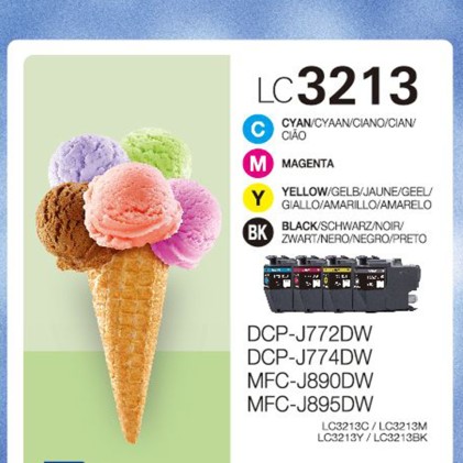 Originale Brother LC3213 pacco di 4 cartucce - LC3213VAL