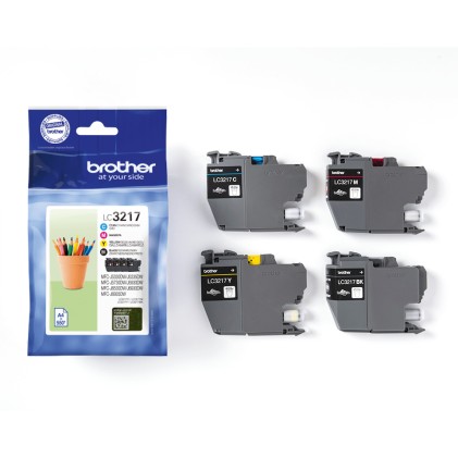 Originale Brother LC3217 pacco da 4 cartucce - LC3217VAL