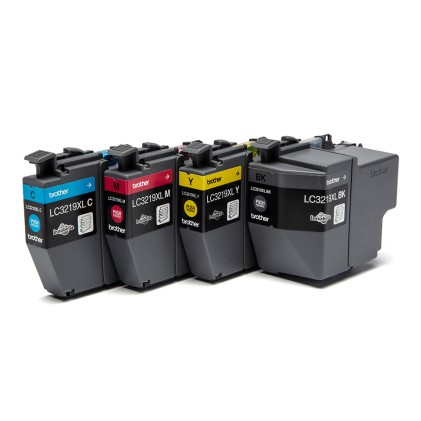 Originale Brother LC3219XLVALBP cartuccia toner 4 pz Originale Nero, Ciano, Magenta, Giallo