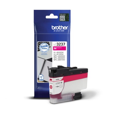ORIGINALE Brother Cartuccia d'inchiostro magenta LC3237M LC-3237M 1500 pagine
