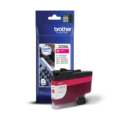 ORIGINALE Brother Cartuccia d'inchiostro magenta LC3239XLM LC-3239XLM 5000 pagine
