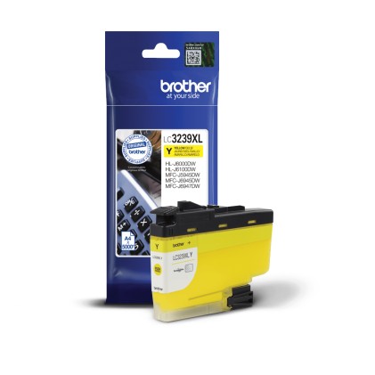 ORIGINALE Brother Cartuccia d'inchiostro giallo LC3239XLY LC-3239XLY 5000 pagine