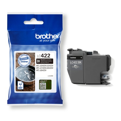 Originale Brother LC422 nero Cartucho de Tinta Original - LC422BK