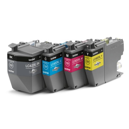 Originale Brother LC422XL pacco da 4 cartucce - LC422XLVAL