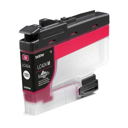 ORIGINALE Brother Cartuccia d&#39;inchiostro magenta LC424M LC-424M 750 pagine
