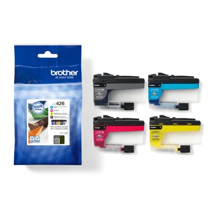 Originale Brother LC424 Pack de 4 Cartuchos de Tinta Originales - LC424VAL