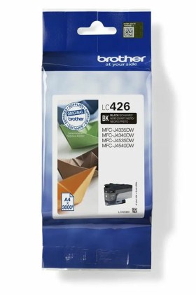 ORIGINALE Brother Cartuccia d&#39;inchiostro nero LC426BK LC-426BK 3000 pagine