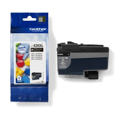 ORIGINALE Brother Cartuccia d'inchiostro nero LC426XLBK LC-426XLBK 6000 pagine