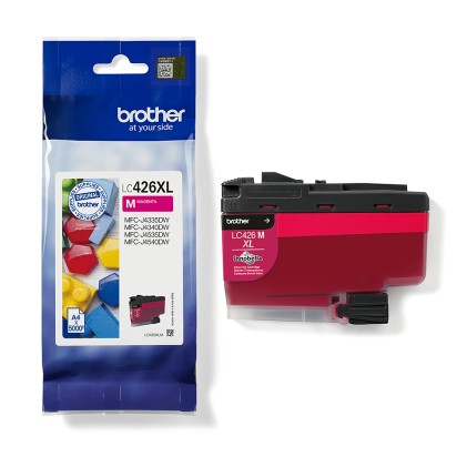 ORIGINALE Brother Cartuccia d'inchiostro magenta LC426XLM LC-426XLM 5000 pagine