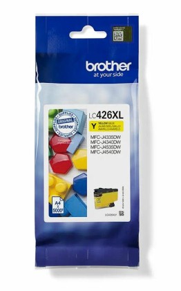 ORIGINALE Brother Cartuccia d&#39;inchiostro giallo LC426XLY LC-426XLY 5000 pagine