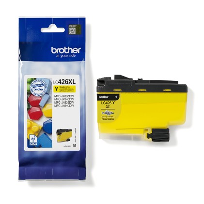 ORIGINALE Brother Cartuccia d'inchiostro giallo LC426XLY LC-426XLY 5000 pagine