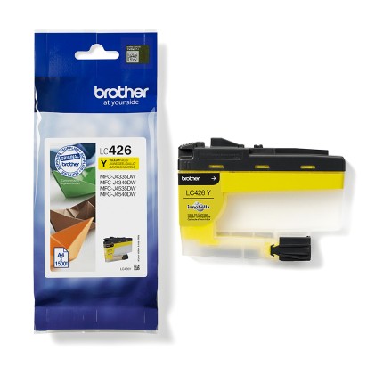 ORIGINALE Brother Cartuccia d'inchiostro giallo LC426Y LC-426Y 1500 pagine