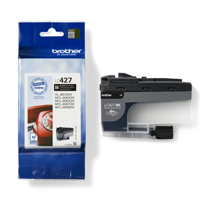 Brother Cart. Nero  Lc-427Bk 3000 Pagine