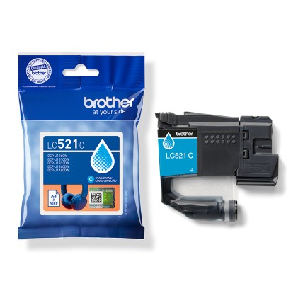 Originale Brother LC521C Cyan Cartucho de Tinta Original - LC521C