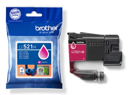 Originale Brother LC521M Magenta Cartucho de Tinta Original - LC521M