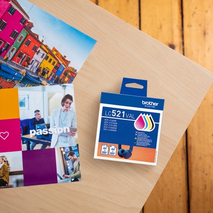 ORIGINALE Brother Multipack nero / ciano / magenta / giallo LC521VAL LC521VAL 2000 pagine