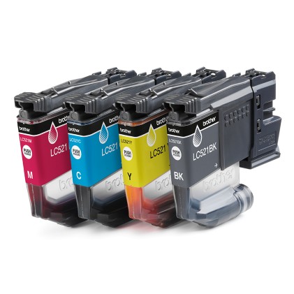 ORIGINALE Brother Multipack nero / ciano / magenta / giallo LC521VAL LC521VAL 2000 pagine